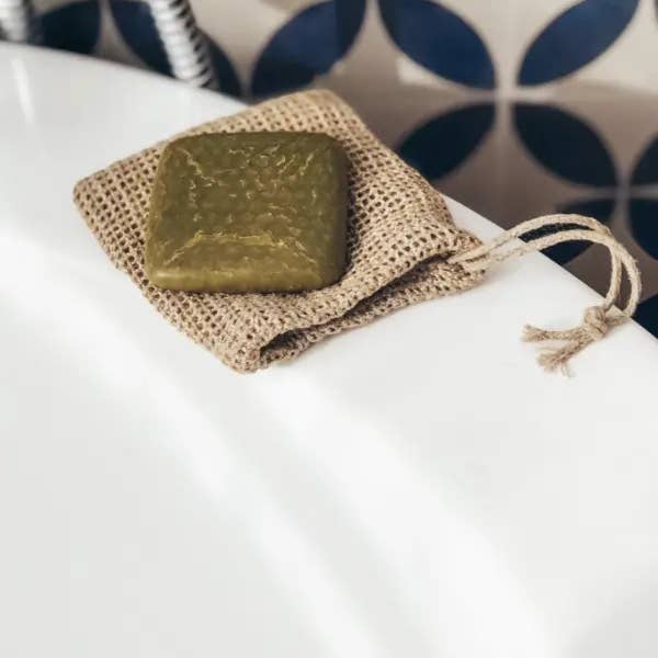 Sauve-savon en lin pour la vente par ANGIE BE GREEN