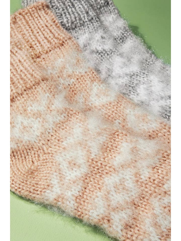 Urbanista - Wholesale Socks - Women's - Fuzzy Nordic Socks2