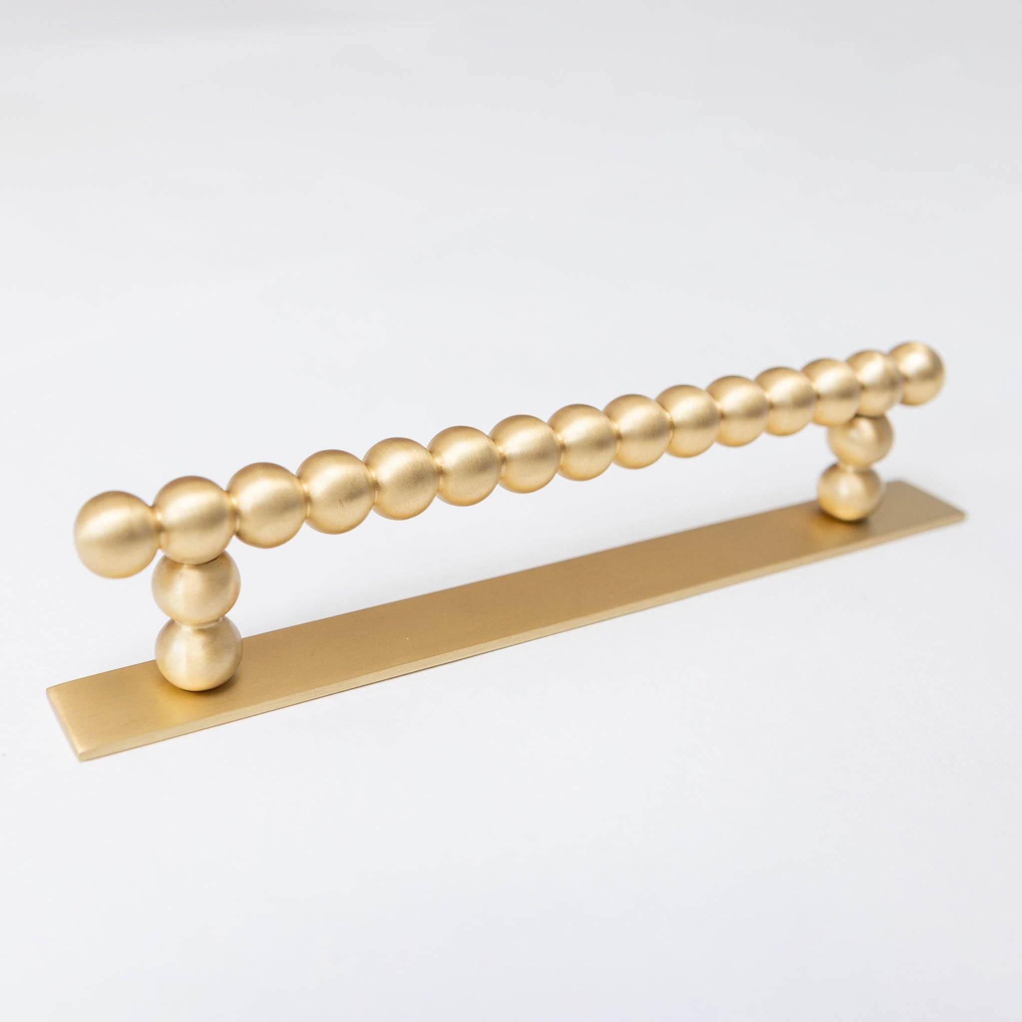 Brass bee – wholesale Knob/pull – Solid Brass Beaded Cabinet Pull Handles & Knobs - Satin Brass Finish9