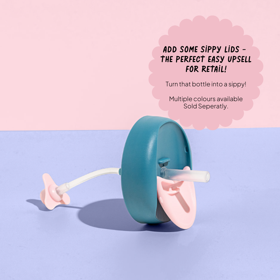 Little Stackers - Wholesale Baby bottle - 240ml Baby Bottle Two Pack Black/Pink4