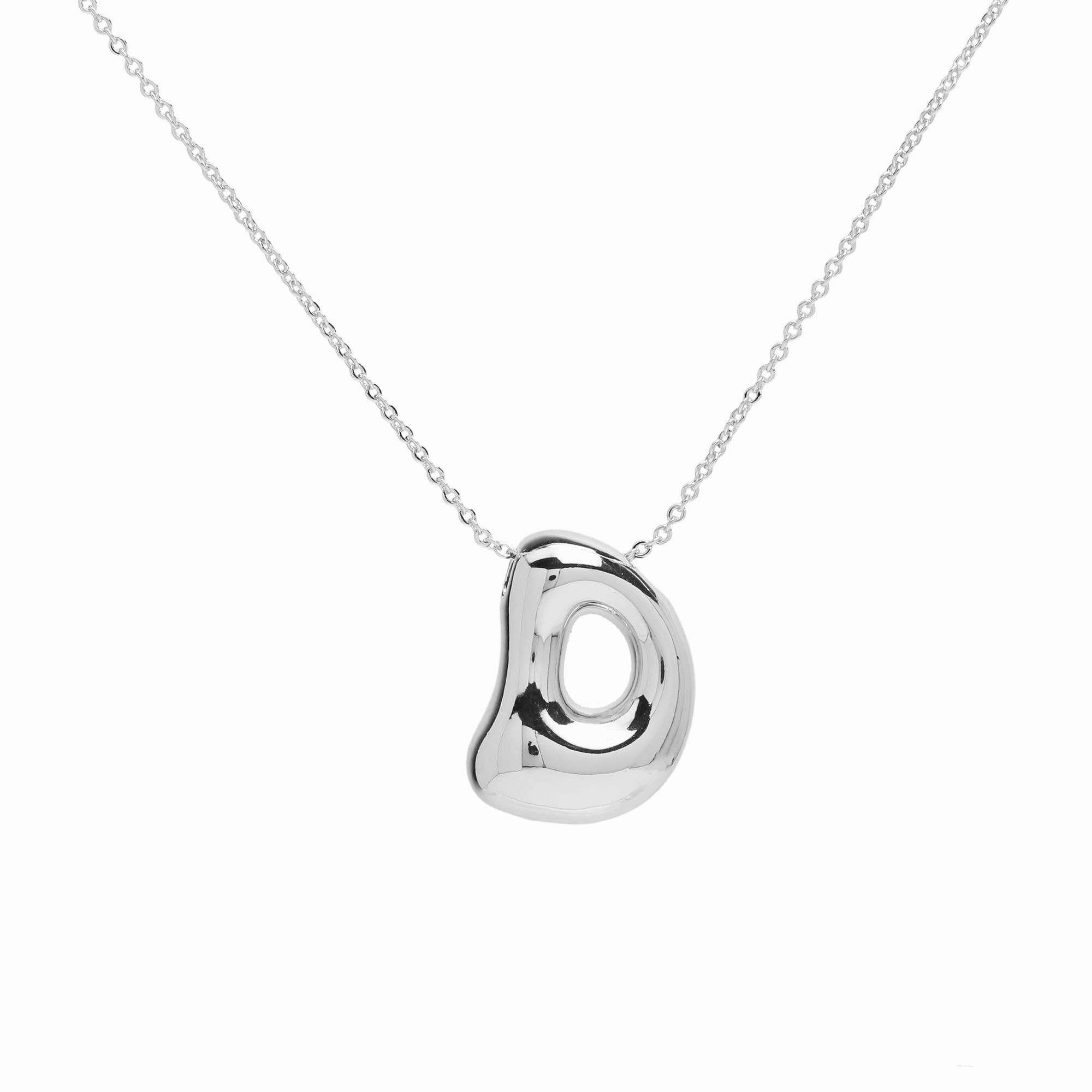 Savvy Bling – wholesale Pendant/charm necklace – Initial Waterdrop 18K Gold Necklace13