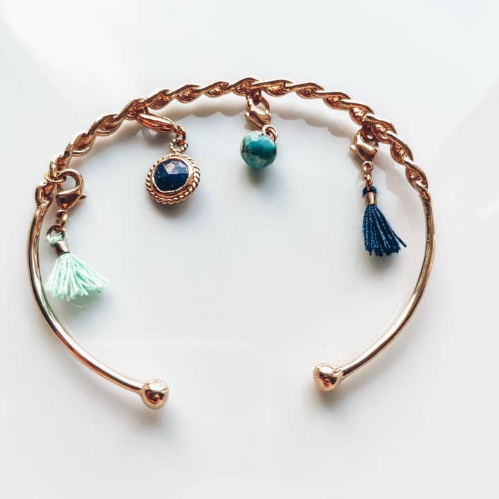 Bracciale Aglaé 4 charms per la vendita all'ingrosso da parte di La Chic Fille