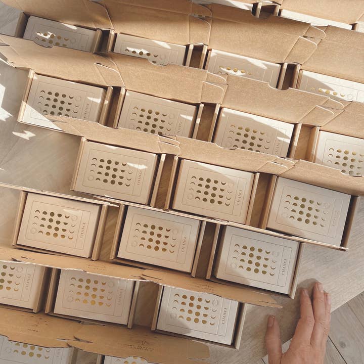 Anna Cosma - Wholesale Stationery/notecard set - GIFT SET - COSMIC INTENTIONS - CARD SET - 18 CARDS - GOLD10