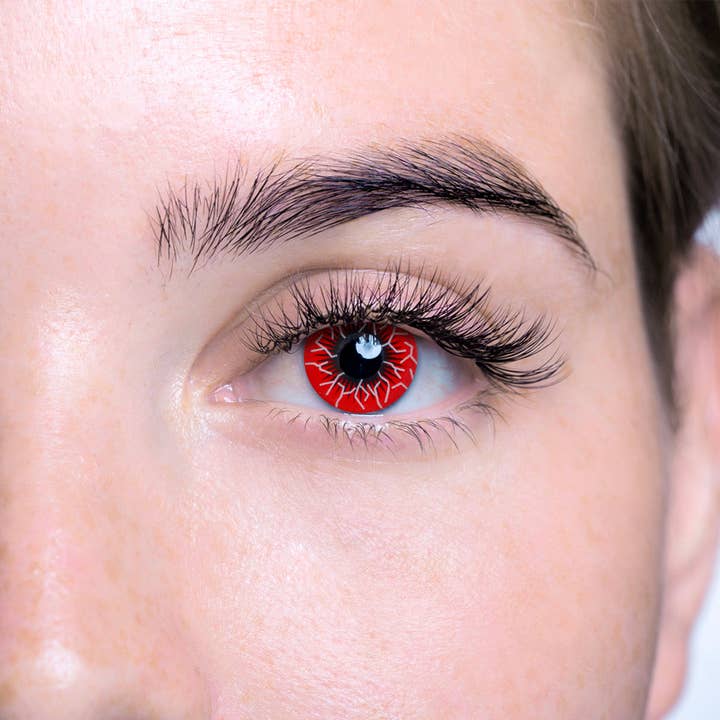 Red Fury Contact Lenses for wholesale by Loox Contacts