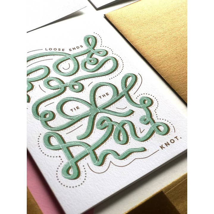 SLY EYE - Wholesale Love Card - Retro Wedding Love Letterpress Greeting Card1