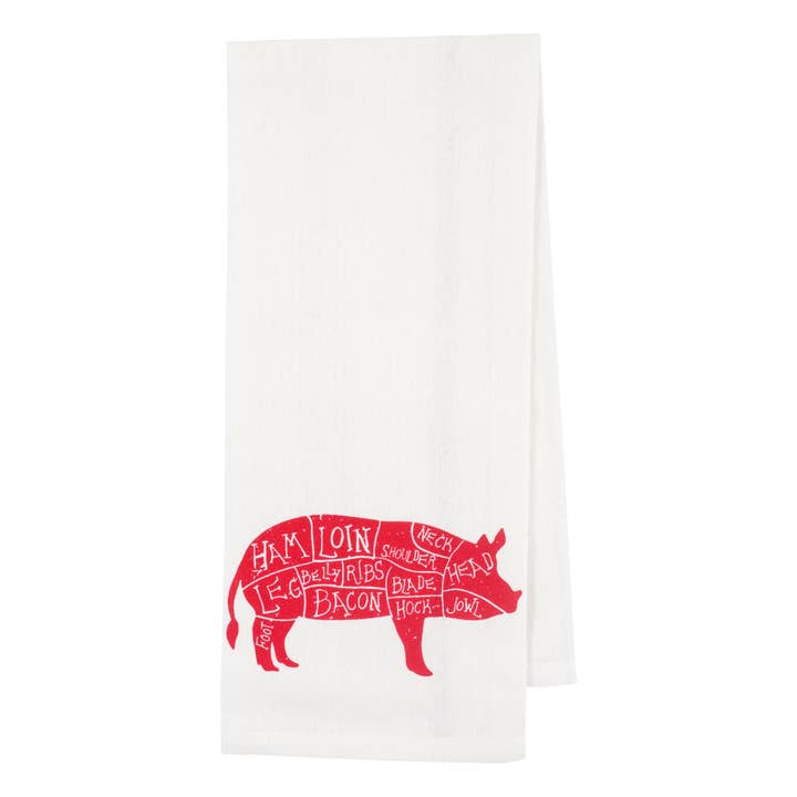 KAF Home - Wholesale Tea Towel - Western/Ranch Themed 100% Cotton Kitchen Towel - 18" x 28"