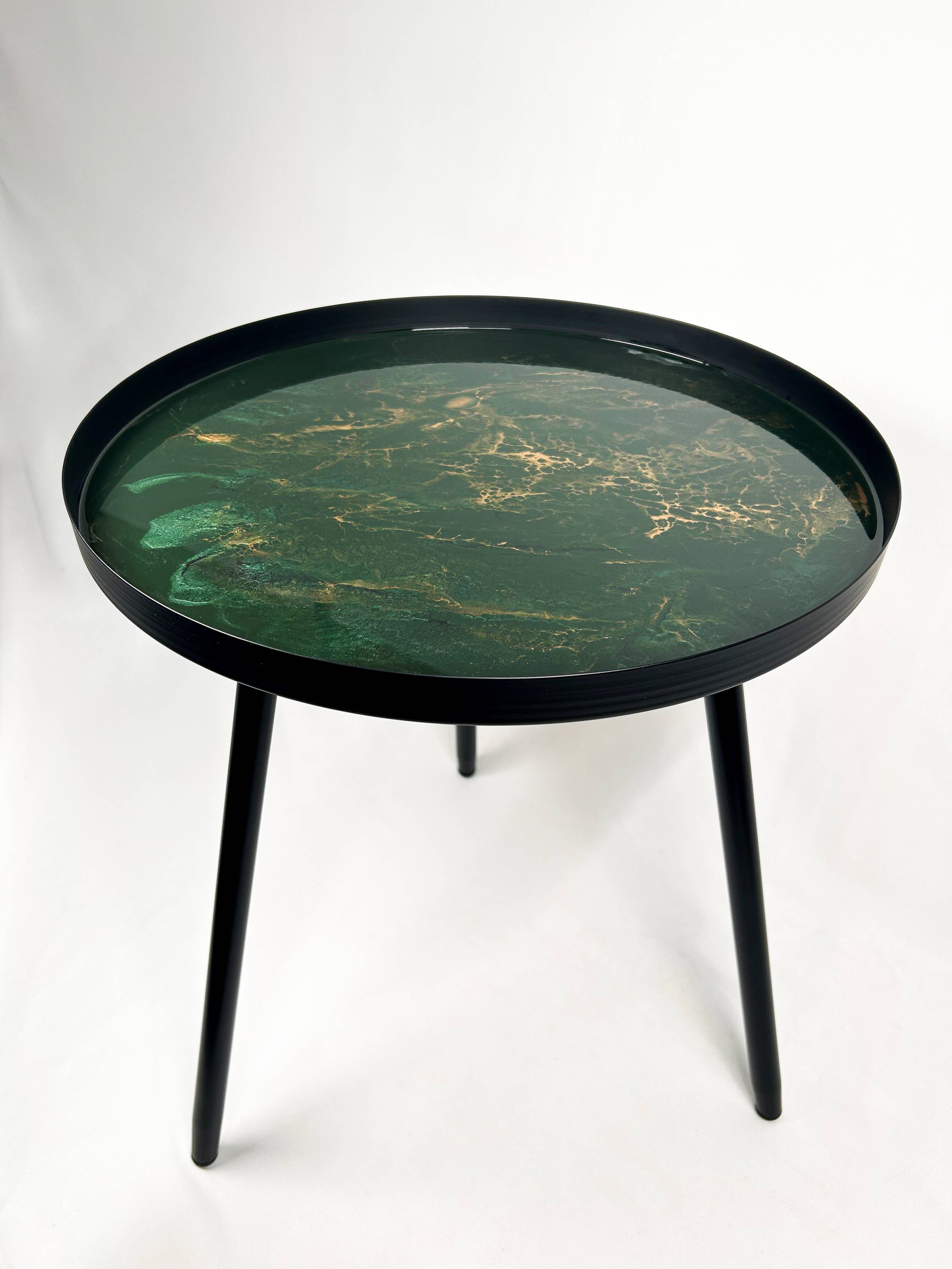 Lynn & Liana Designs - Wholesale Side Table - Resin Accented Side Table - No Tariffs!11