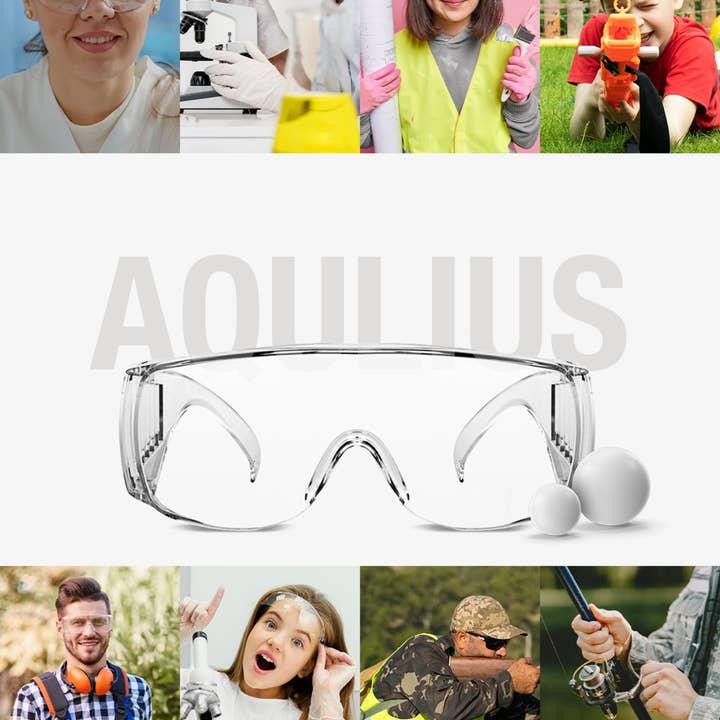 Aqulius – wholesale Glasögon - Unisex – Över glasögonen Säkerhetsglasögon - Anti-Fog ANSI Z87.15