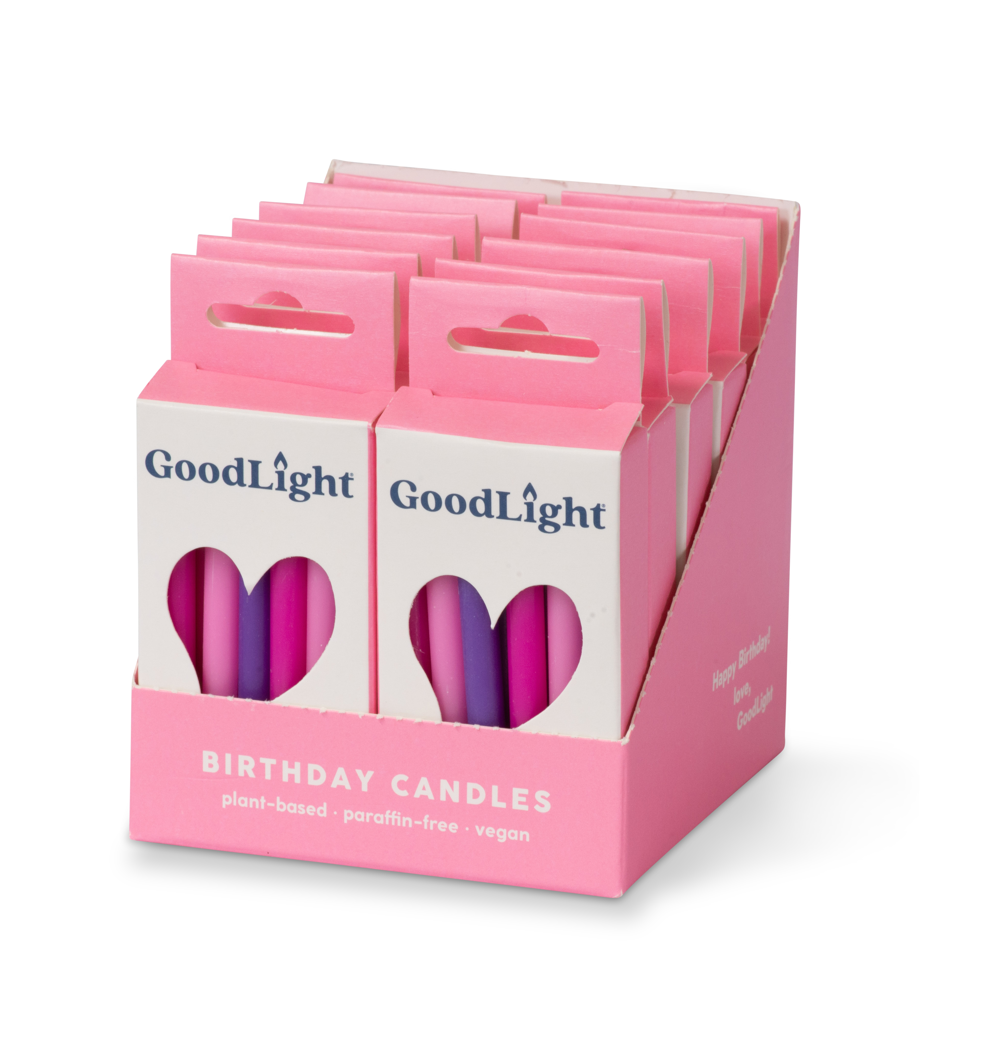 GoodLight Natural Candles – wholesale Tårtljus – Veganska födelsedagsljus | 12-pack7