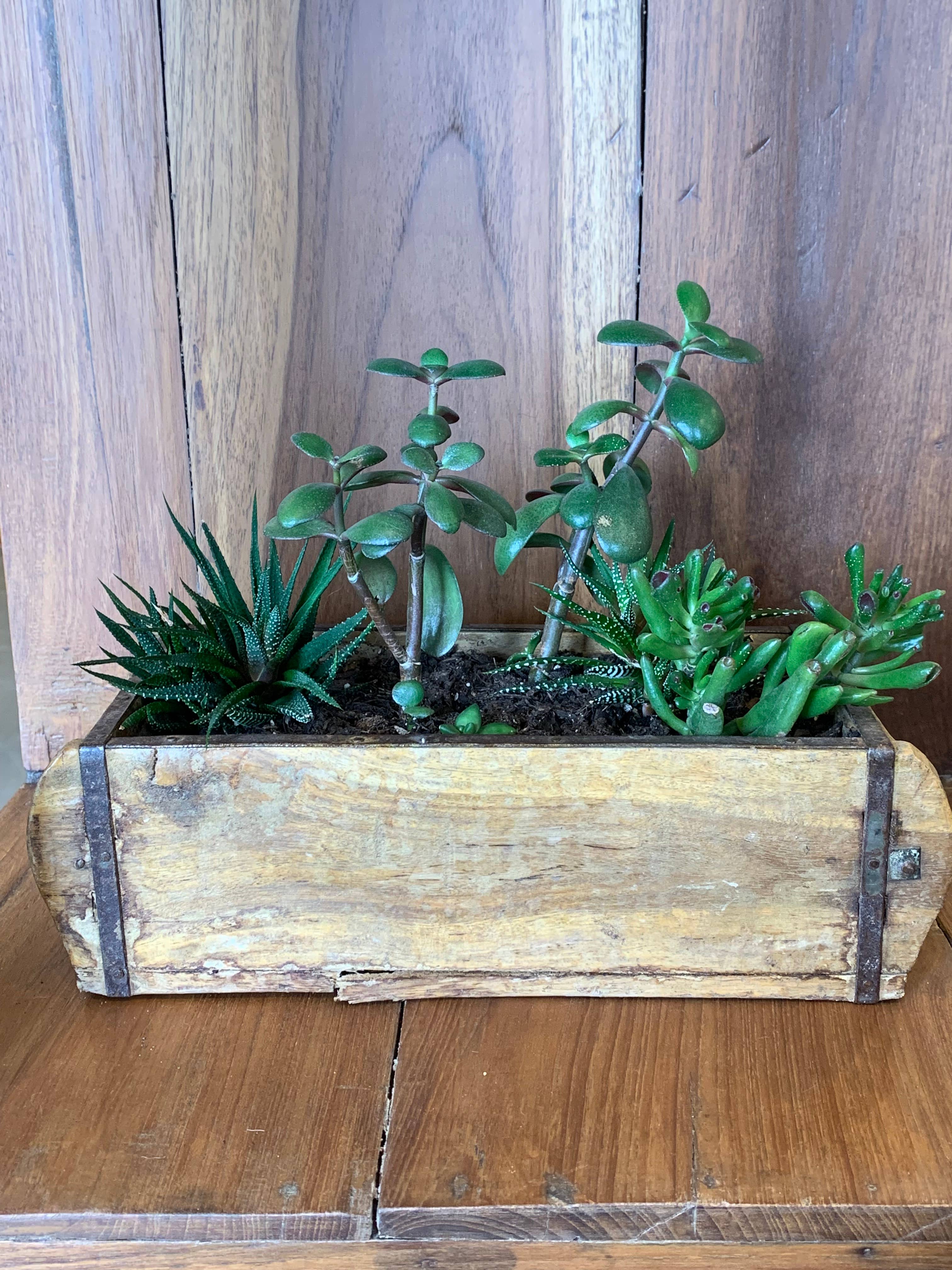 Asia West – Großhandel Hochbeet – Pflanzgefäß aus recyceltem Teakziegel-Formteil6