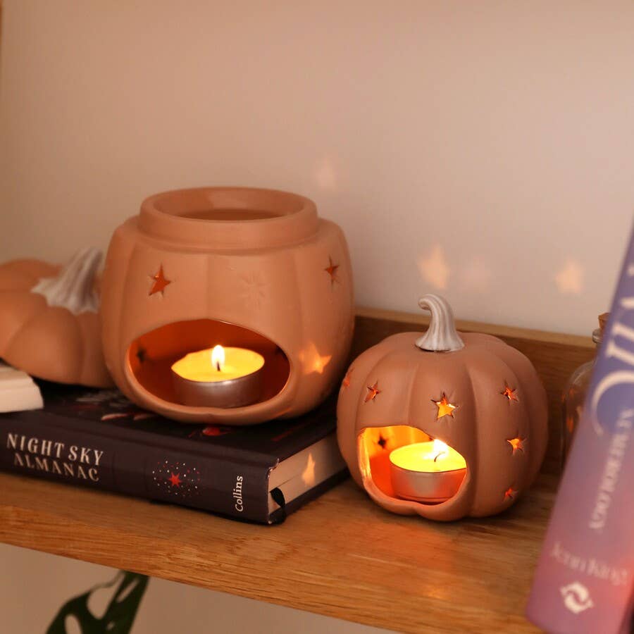 Lisa Angel - Wholesale Candle Holder - Ceramic Pumpkin Starry Tealight Holder -Not available to EU3