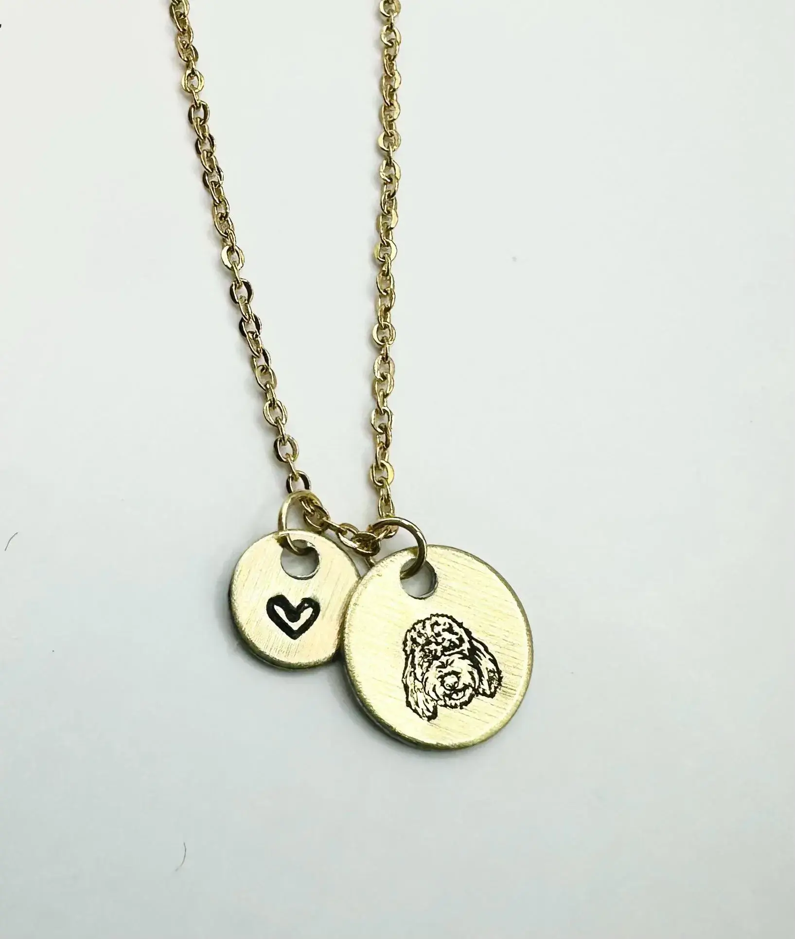 Little Happies Co - Wholesale Pendant/Charm Necklace - Golden Doodle Necklace - Perfect Gift for Dog Moms, Pet Gift1