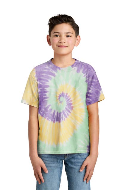 Print The Dream - Wholesale T-Shirt - Kids - Port & Company Youth Tie-Dye Tee1