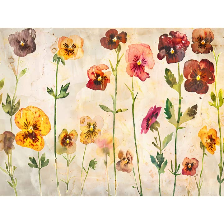 Craft Kreatively – wholesale Craft supplies – Pressed Flora | Decoupage Rice Papers | 6 designs | A45