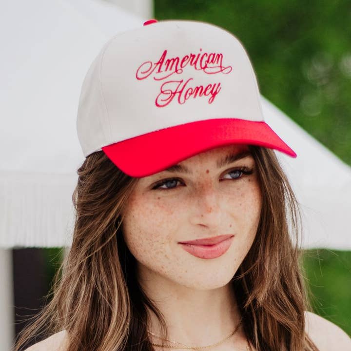 American Honey Wholesale Vintage Two-Toned Hat for wholesale by Katydid