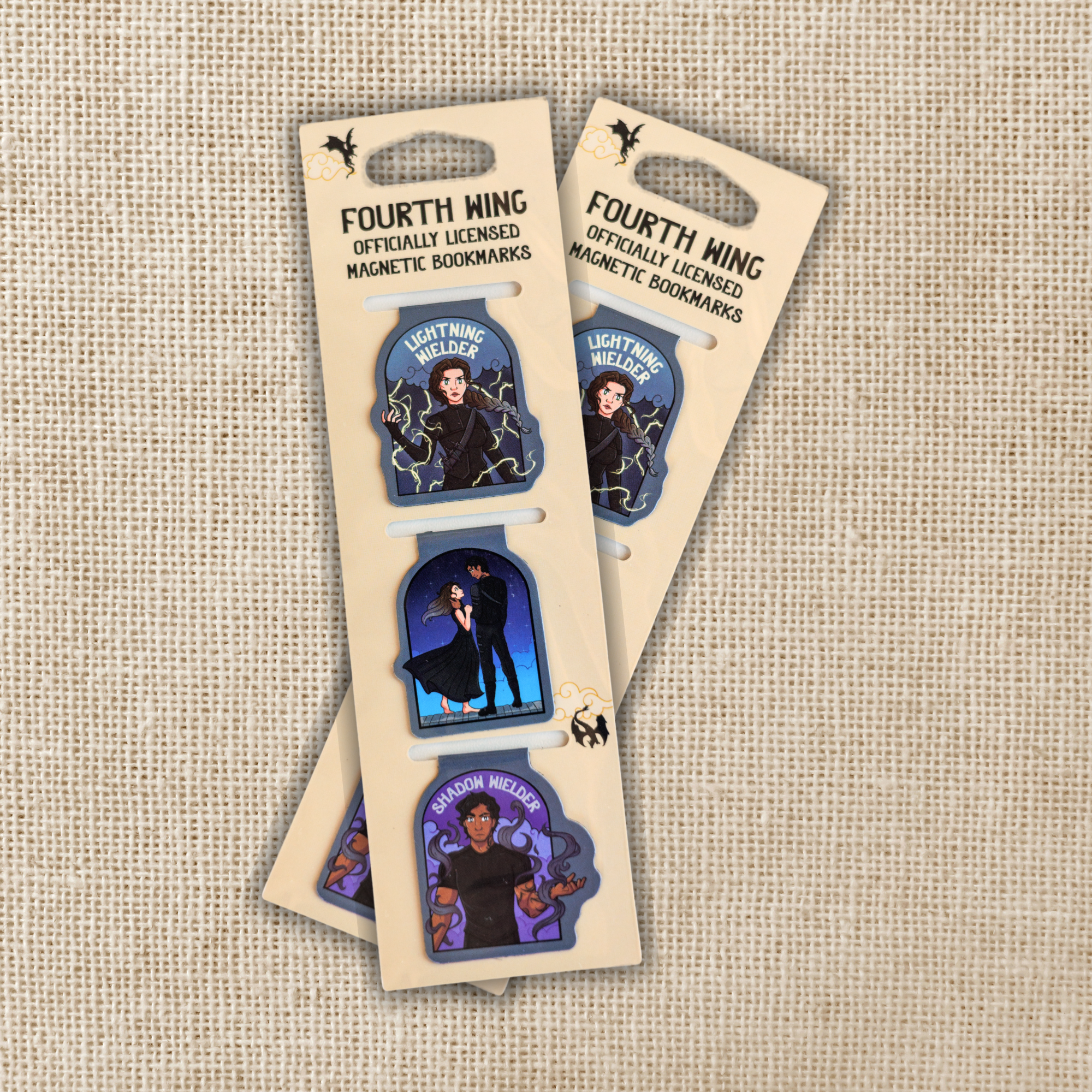Kingdom of Threads - Wholesale Bookmark - Xaden & Violet Magnetic Bookmarks | Fourth Wing2
