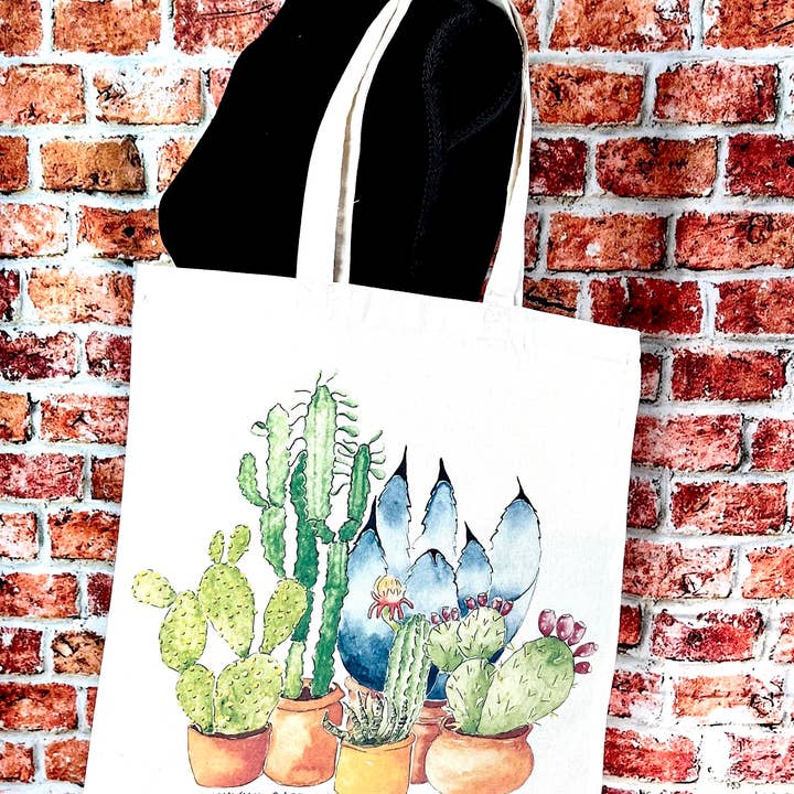 Sac fourre-tout Succulents Cactus pour la vente par Chavah's Garden – Chavah's Garden