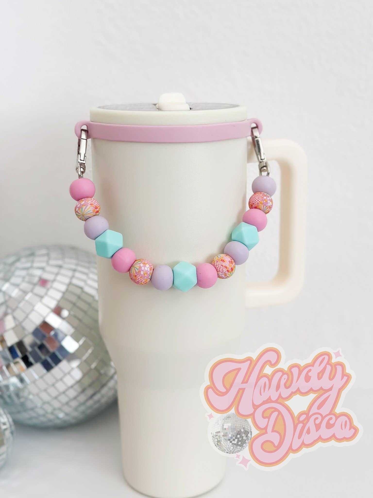 Howdy Disco, LLC – wholesale Drink huggers & koozies – Tumbler Handle- Hippie1