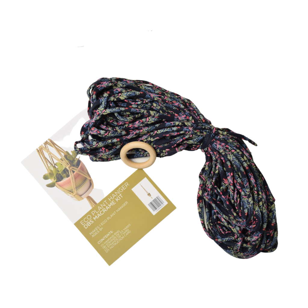 Shreds + rerope - Wholesale DIY Craft Kit - Eco DIY Macrame Plant Hanger Kit25