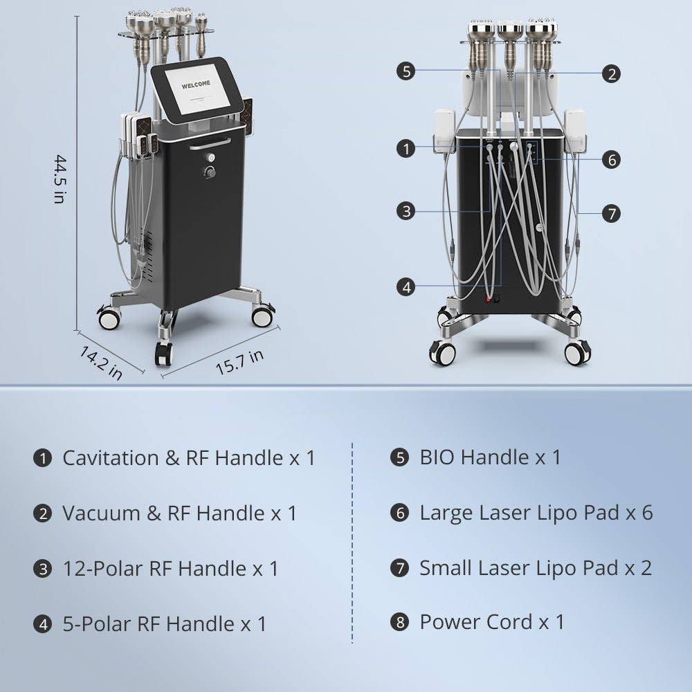 Cavitation Machines - Wholesale Electronic Skincare Device - Shape Tactics 6-in-1 Sculpt System8