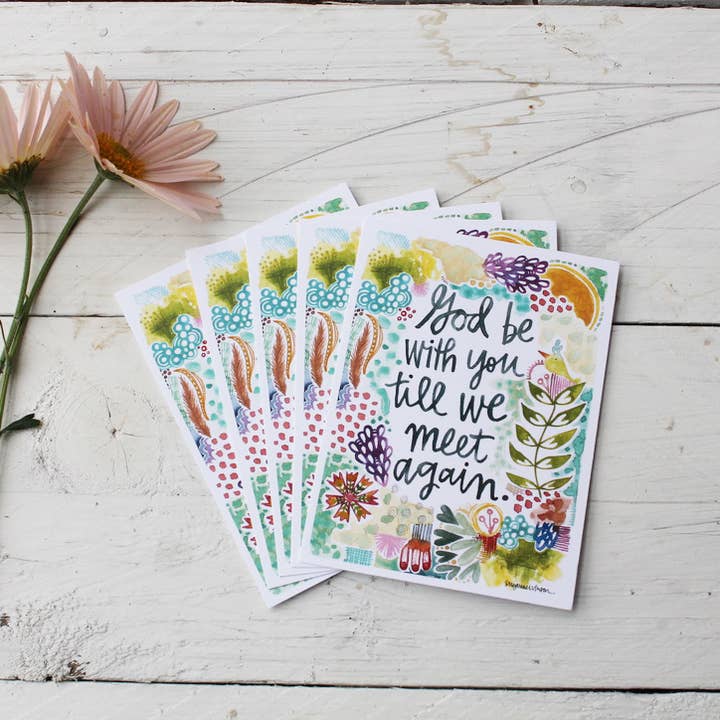 Dios esté contigo - Compartir Sabiduría para venta al por mayor de Silver Tree Art by Suzanne L. Vinson