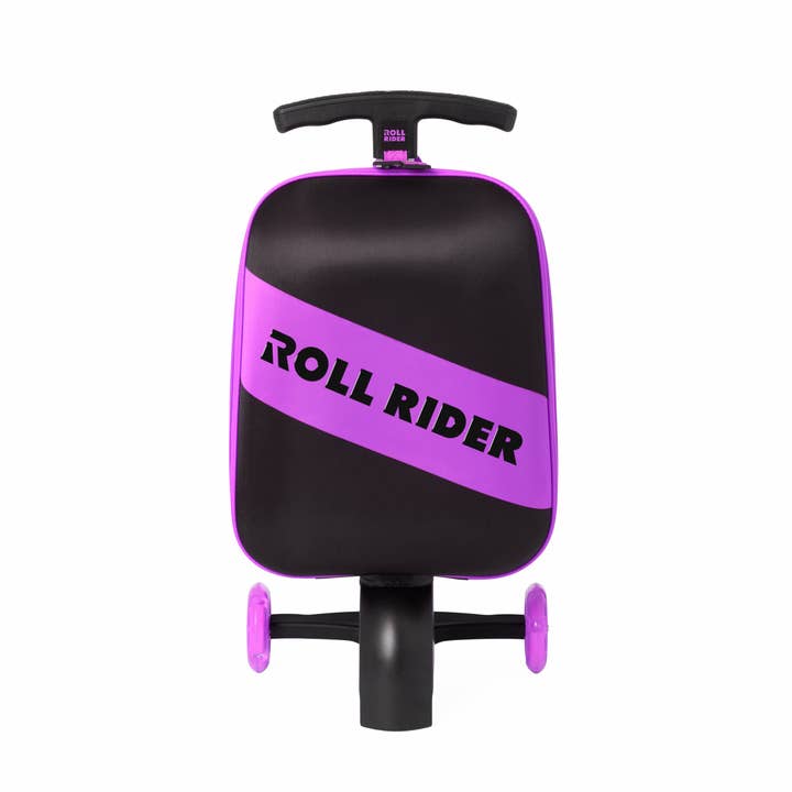 Purple Kids Scooter Suitcase for wholesale by Roll Rider