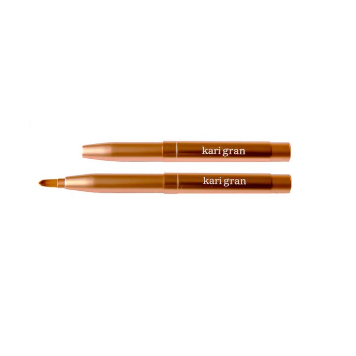 Kari Gran - Wholesale Lip make-up brush - Rose Gold Retractable Lip Brush