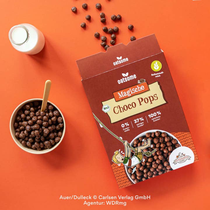 Oatsome - Wholesale Breakfast Cereal - Magical Choco Pops - organic1