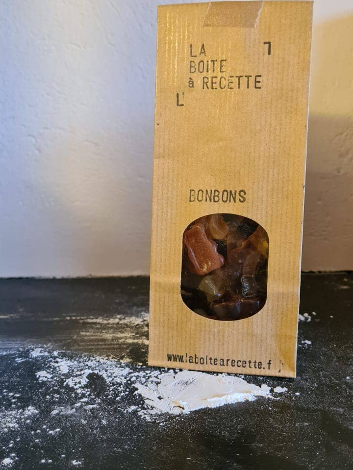 GELATINEFREIE BONBONS (Beutel mit 100 g) für den Großhandel von La Boîte à Recette