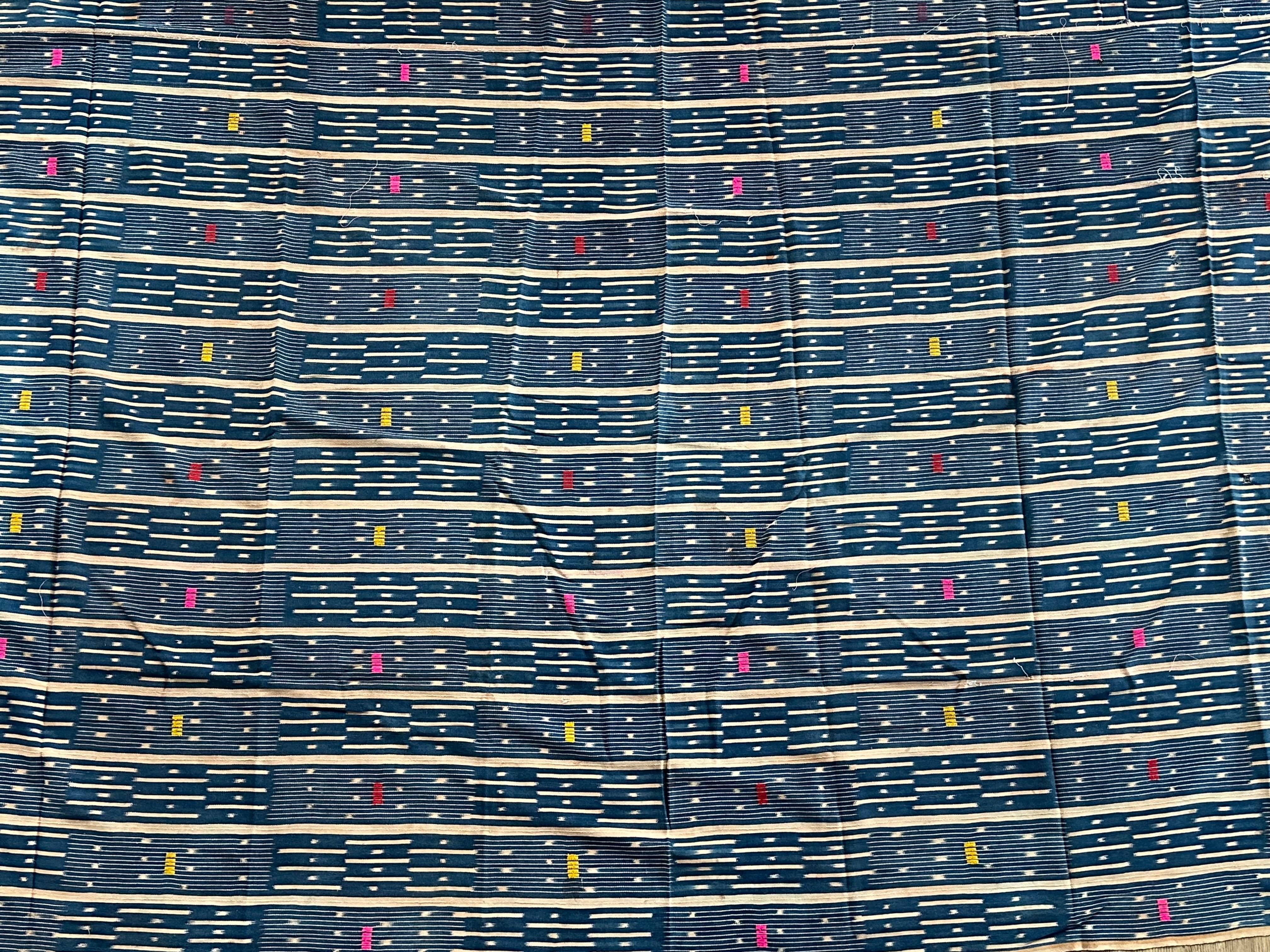 The Niger Bend - Wholesale Tapestry/Textile - Largest Vintage Baule African Cloth Men's Textile | 184 x 62"1