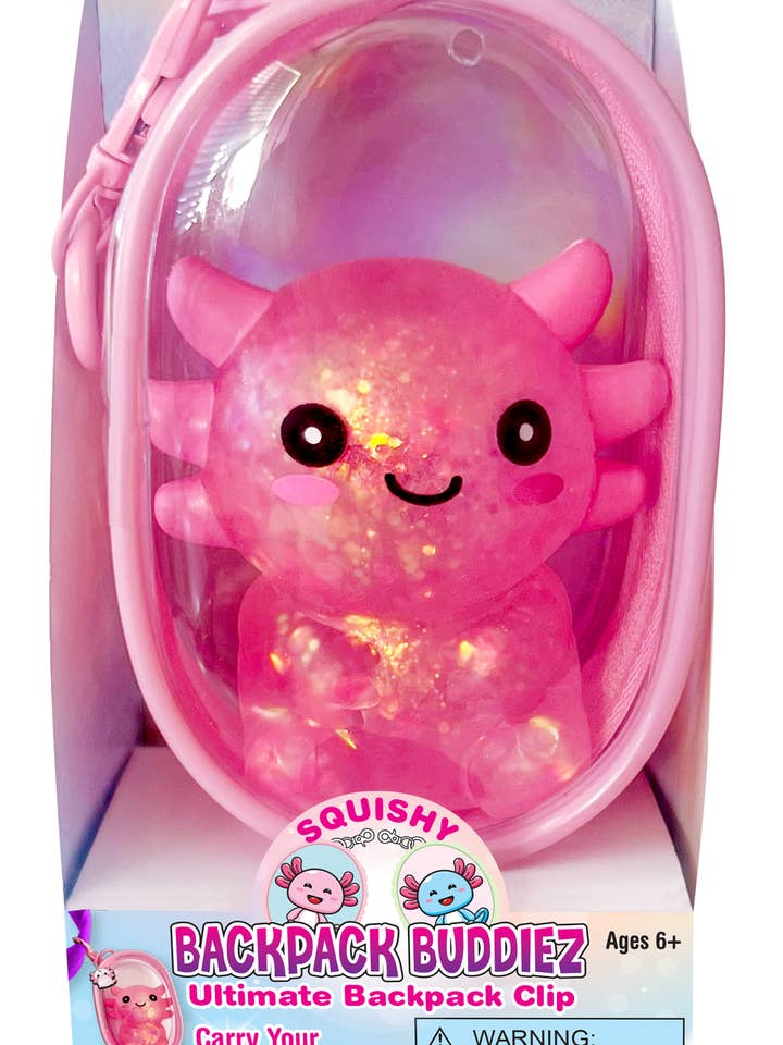 Squishy Backpack Buddiez Fidget Backpack Clip for wholesale by Zorbitz