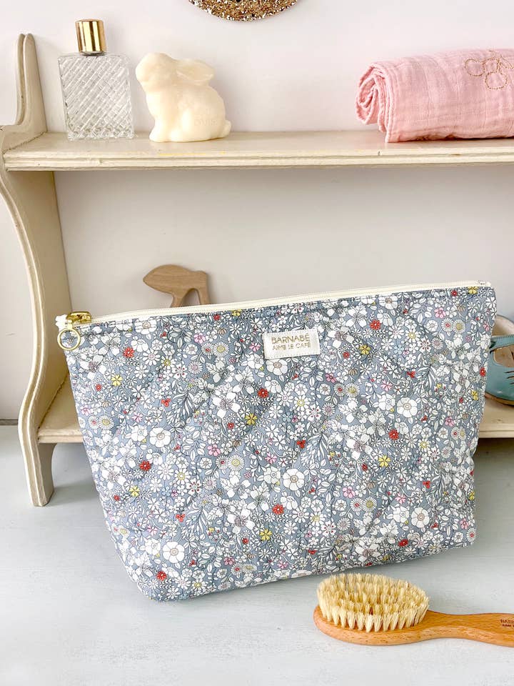 Liberty® Fabric Toiletry Bags with Plasticized Interior for wholesale by BARNABÉ AIME LE CAFÉ