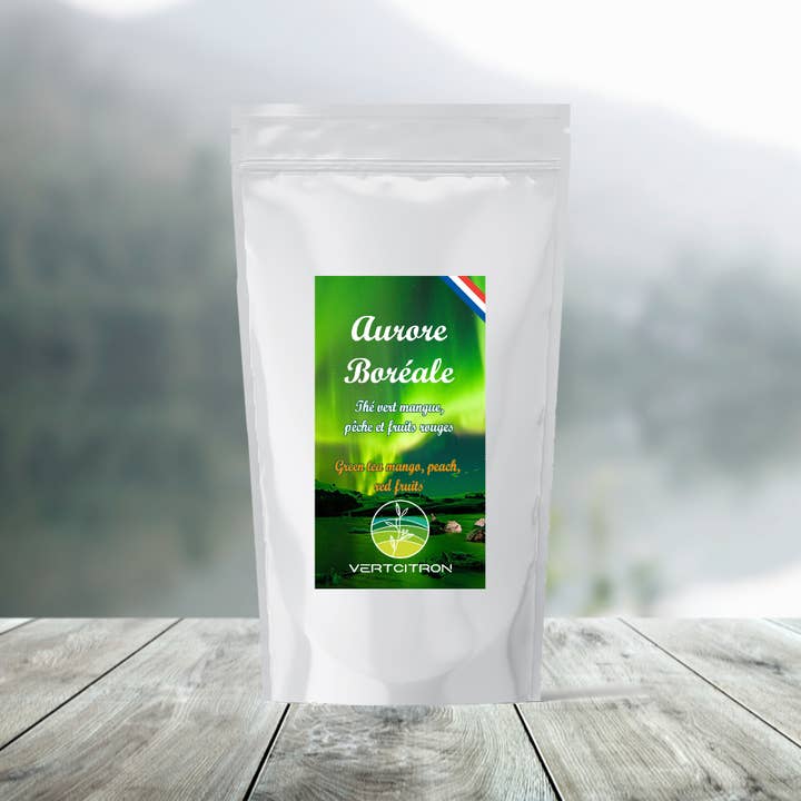 Vert Citron - Wholesale Health/Detox Tea - Aurora borealis (mango, peach, red fruits)