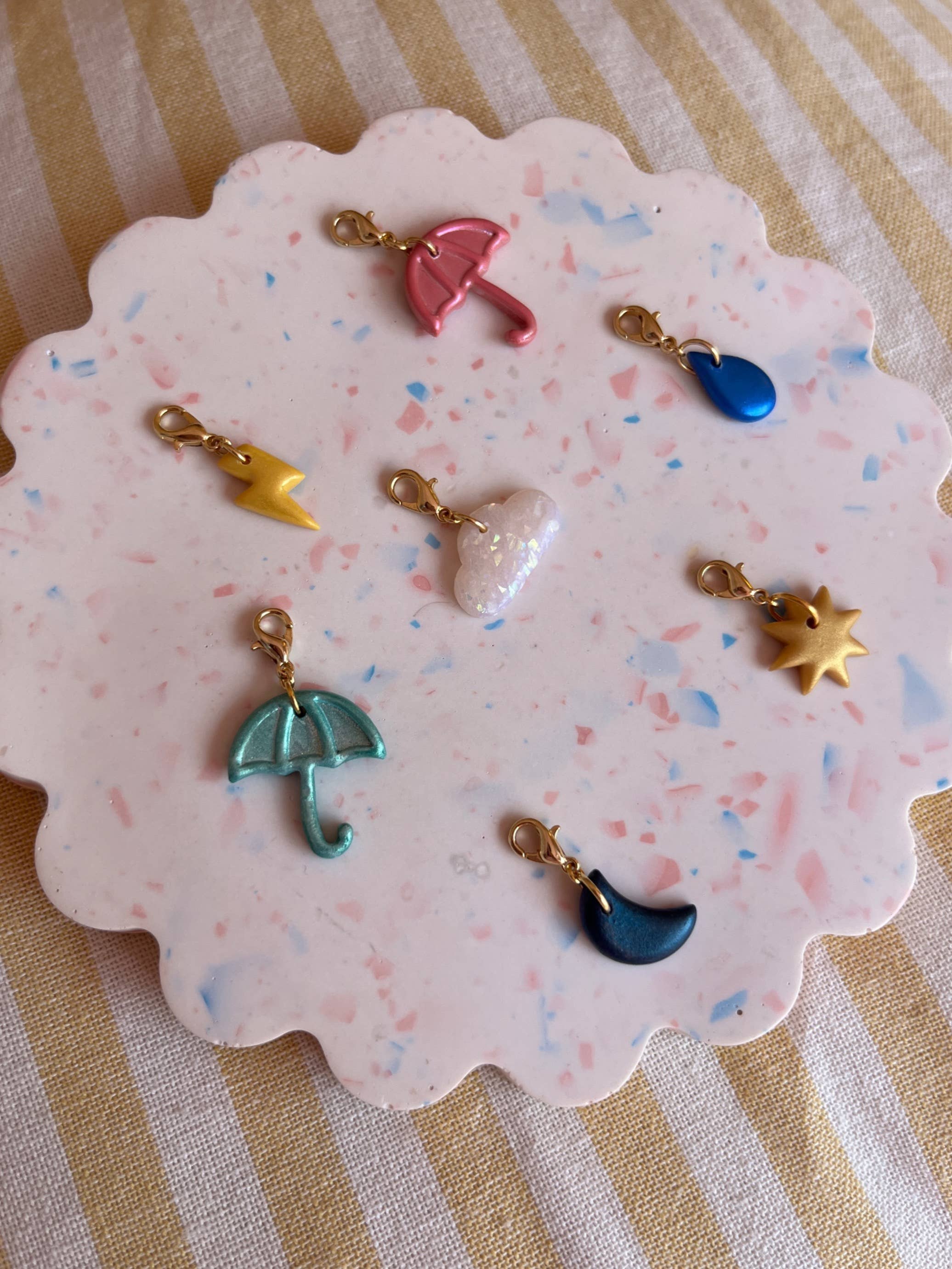 REMOVED BRAND - Wholesale Individual Charm/Pendant - Lightning Charm For Bracelets & Necklaces | Gold Plated4