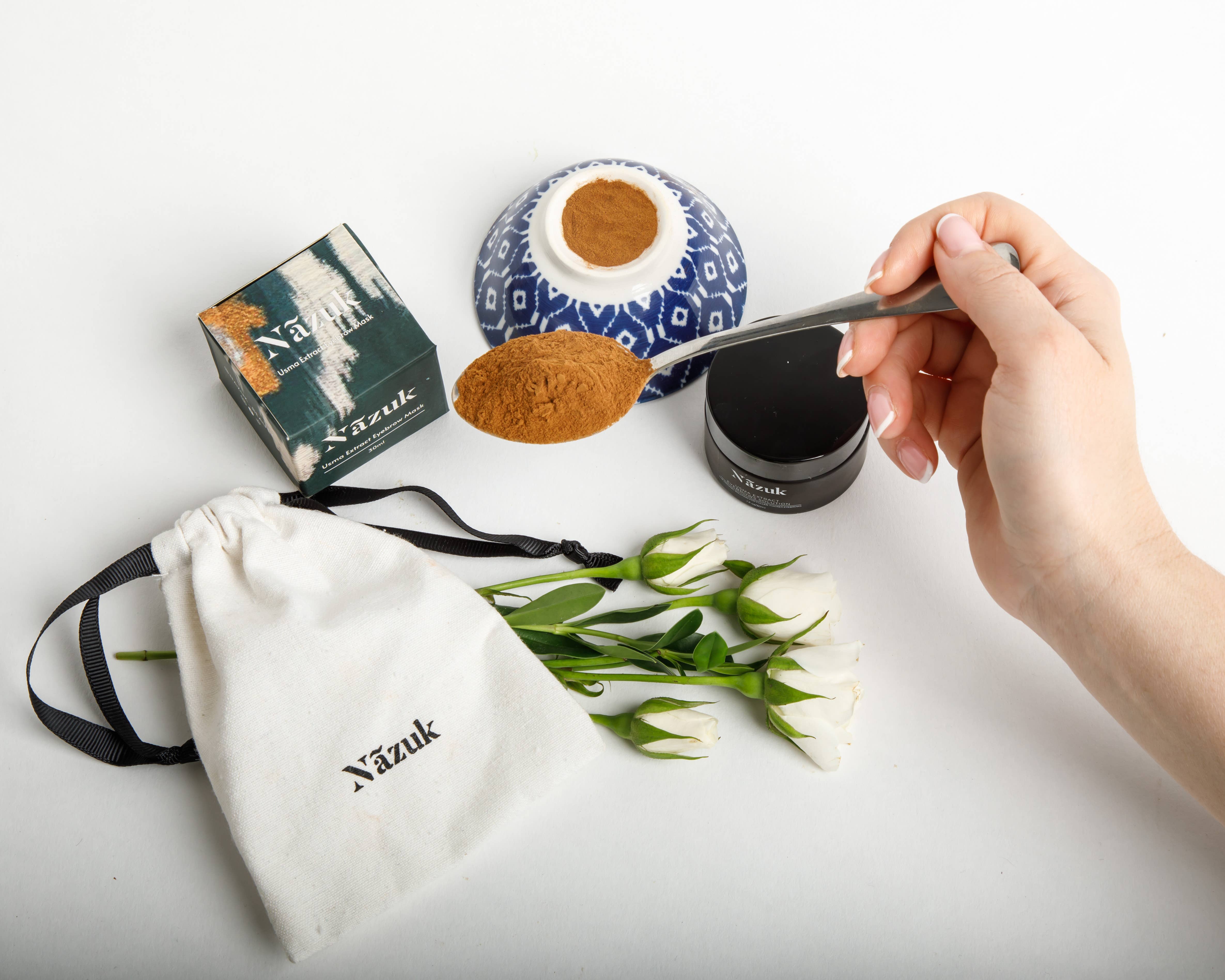 Nazuk beauty - Wholesale Eyebrow Set/Kit - Usma Extract Eyebrow Mask- the natural solution for fuller, thicker eyebrows4