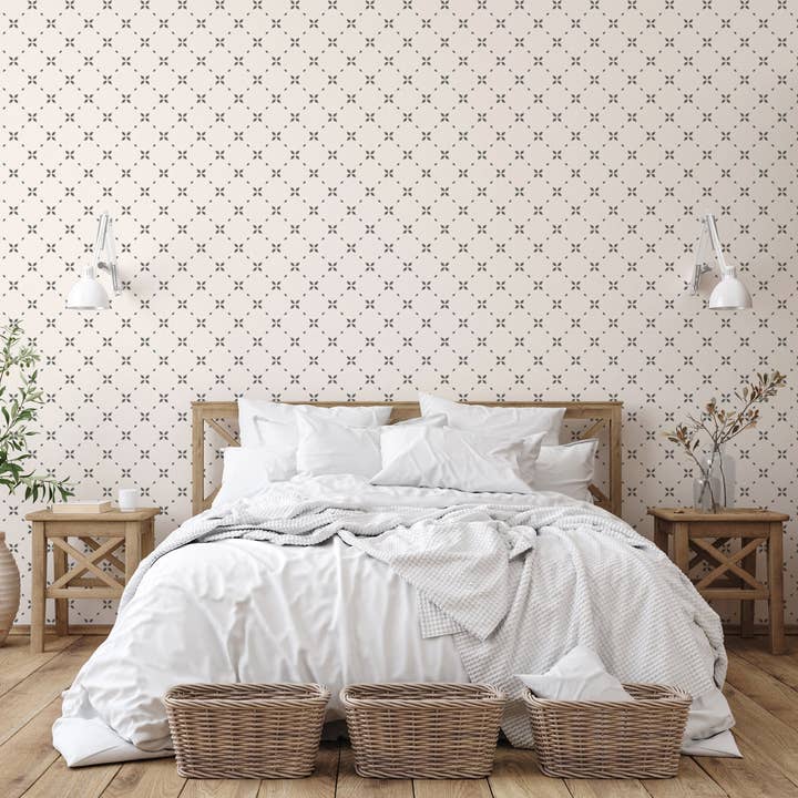 Subtle Lattice Wallpaper for wholesale by Everett Park