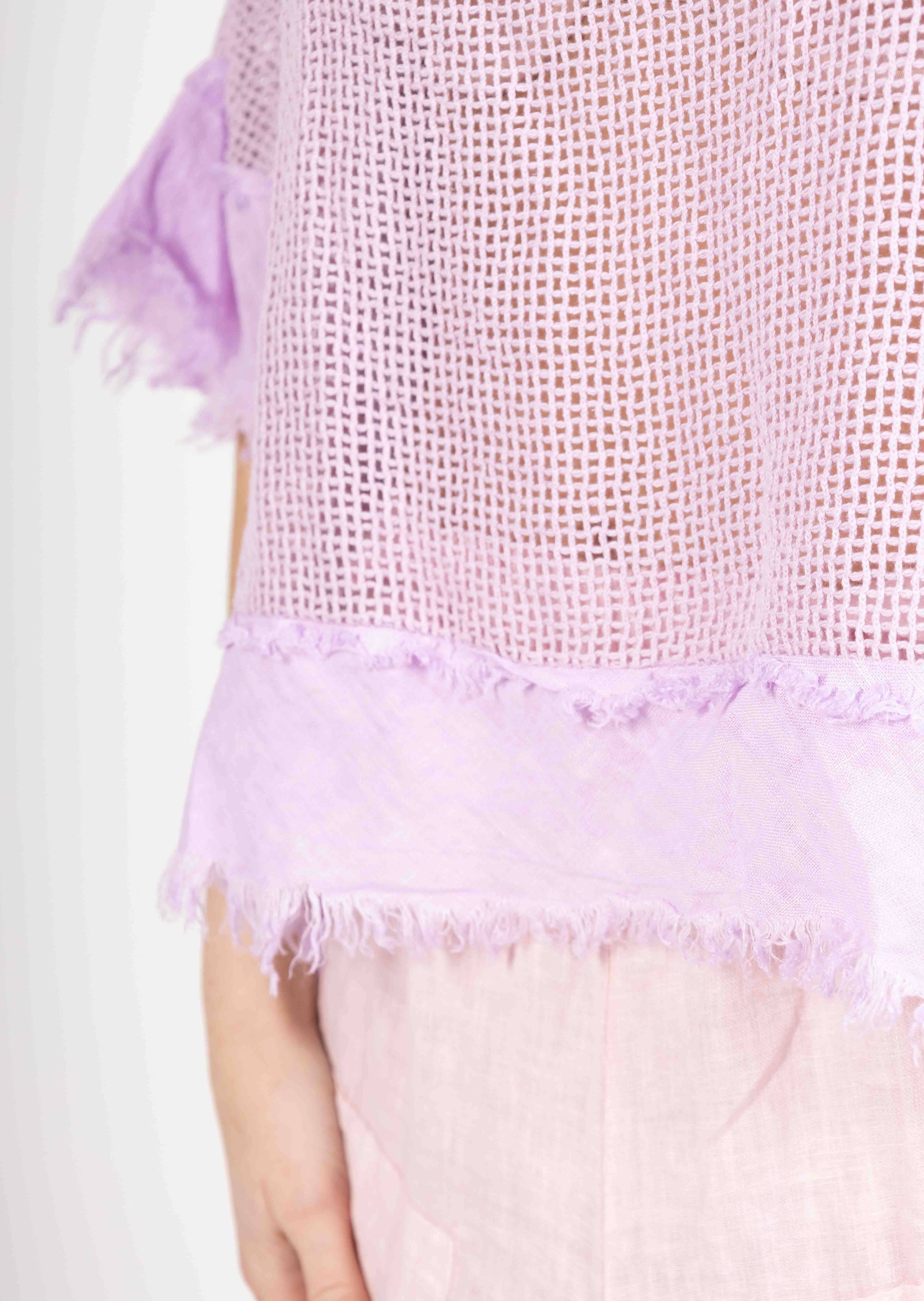 LINEN & COTTON HOUSE – Großhandel Bluse – Damen – TOP AUS BAUMWOLLSTRICK 23911 100 % BAUMWOLLE12