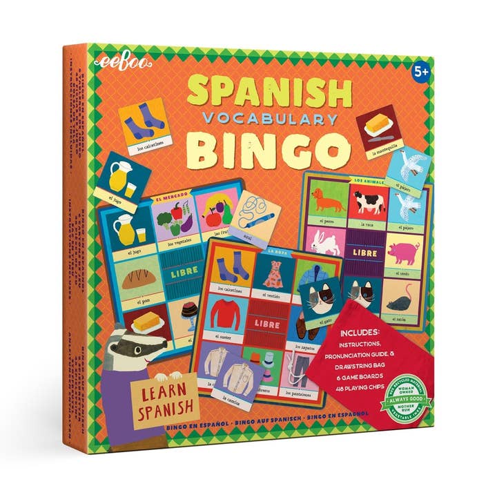 Bingo espagnol pour la vente par eeBoo