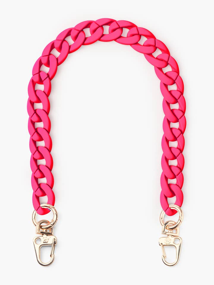 Neonrosa Chunky Telefonkedja för wholesale av THE CÆP