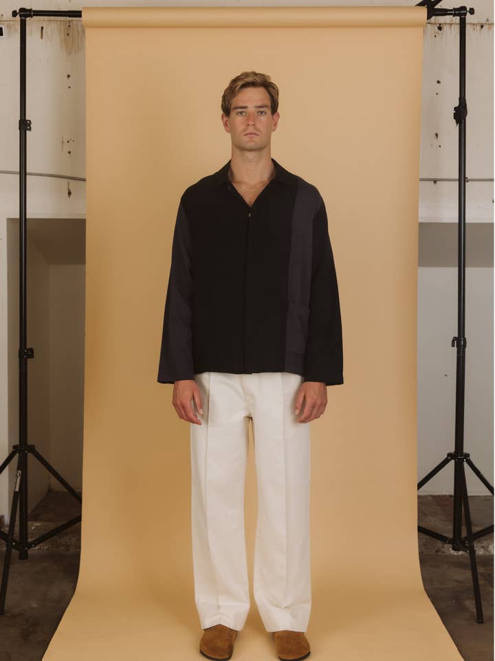 Chemise Medina noire pour la vente par BERBA