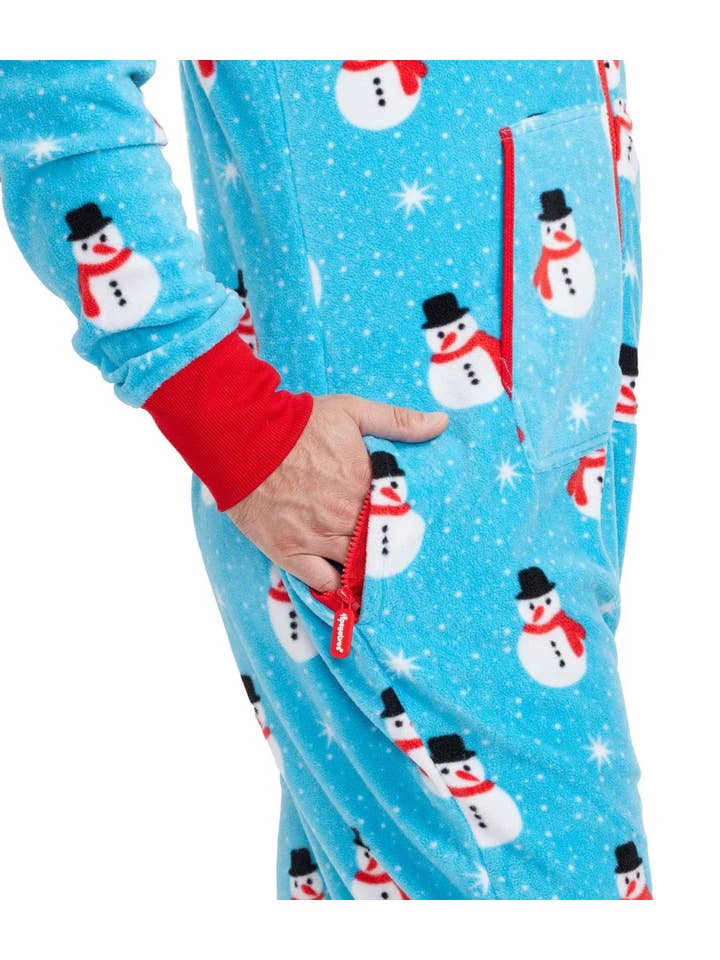 Tipsy Elves - Wholesale Onesie - Unisex - Snowman Is An Island Unisex Adult Christmas Jumpsuit Onesie