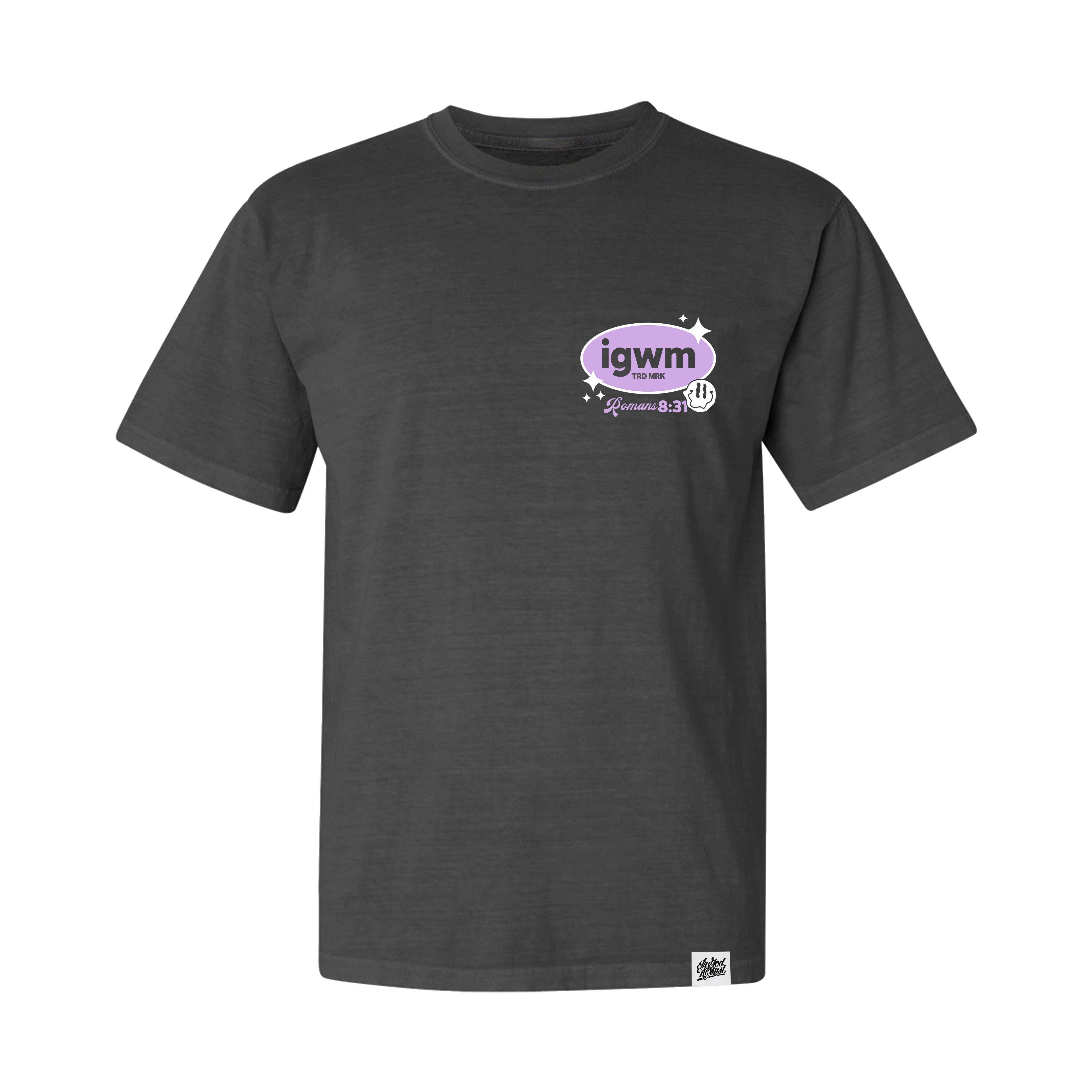 In God We Must – wholesale Screen printed t-shirt – unisex – Romans Mineral Wash Premium Pepper Tee10