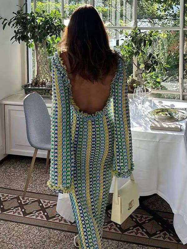 MYSTERY JANE - Venta al por mayor Vestido - Mujer - VESTIDO DE PLAYA DE CROCHET