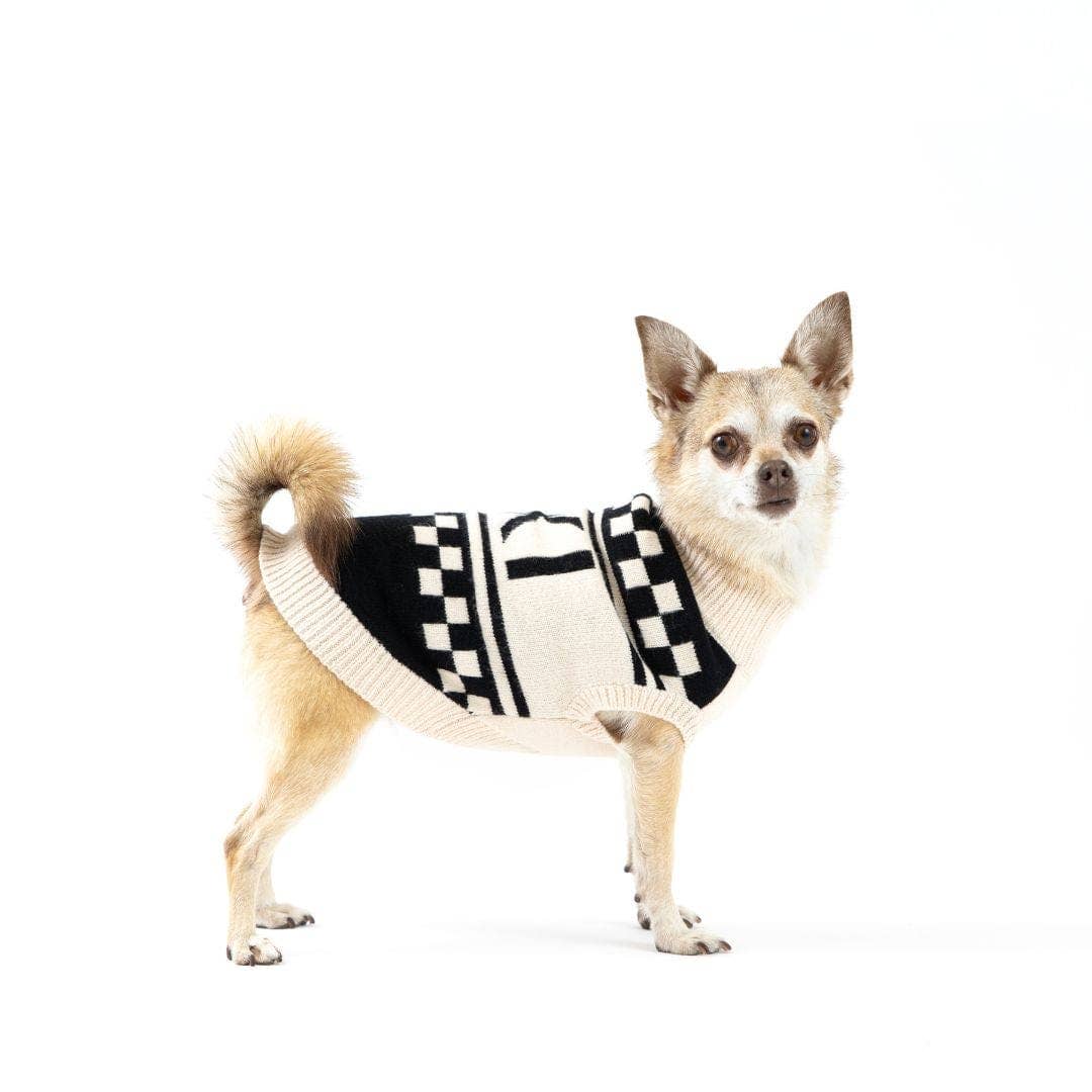fabdog - Vendita all'ingrosso Maglione - Cani - Maglione Mini Check 'Ski' per Cani1