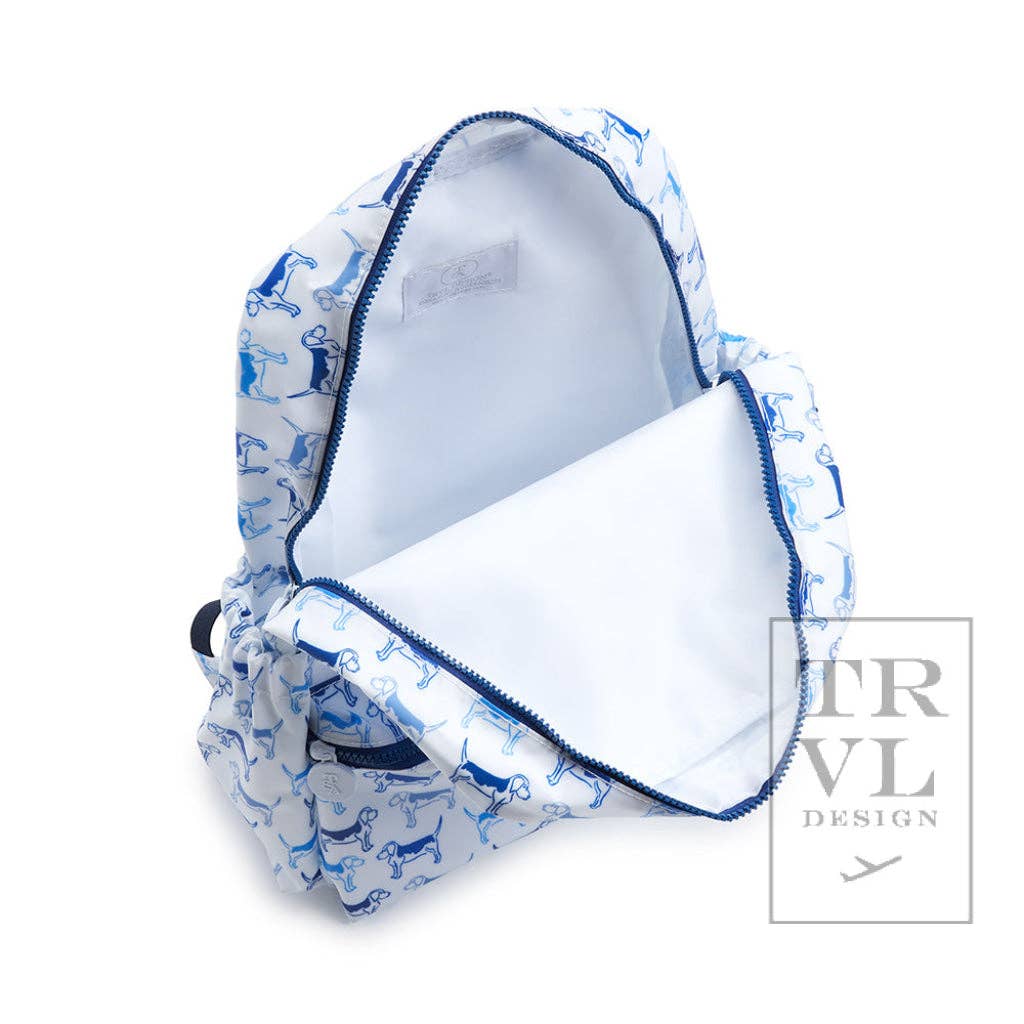 TRVL Design - Wholesale Backpack - Women's - Backpacker - Backpack Pimlico Plaid Blue3