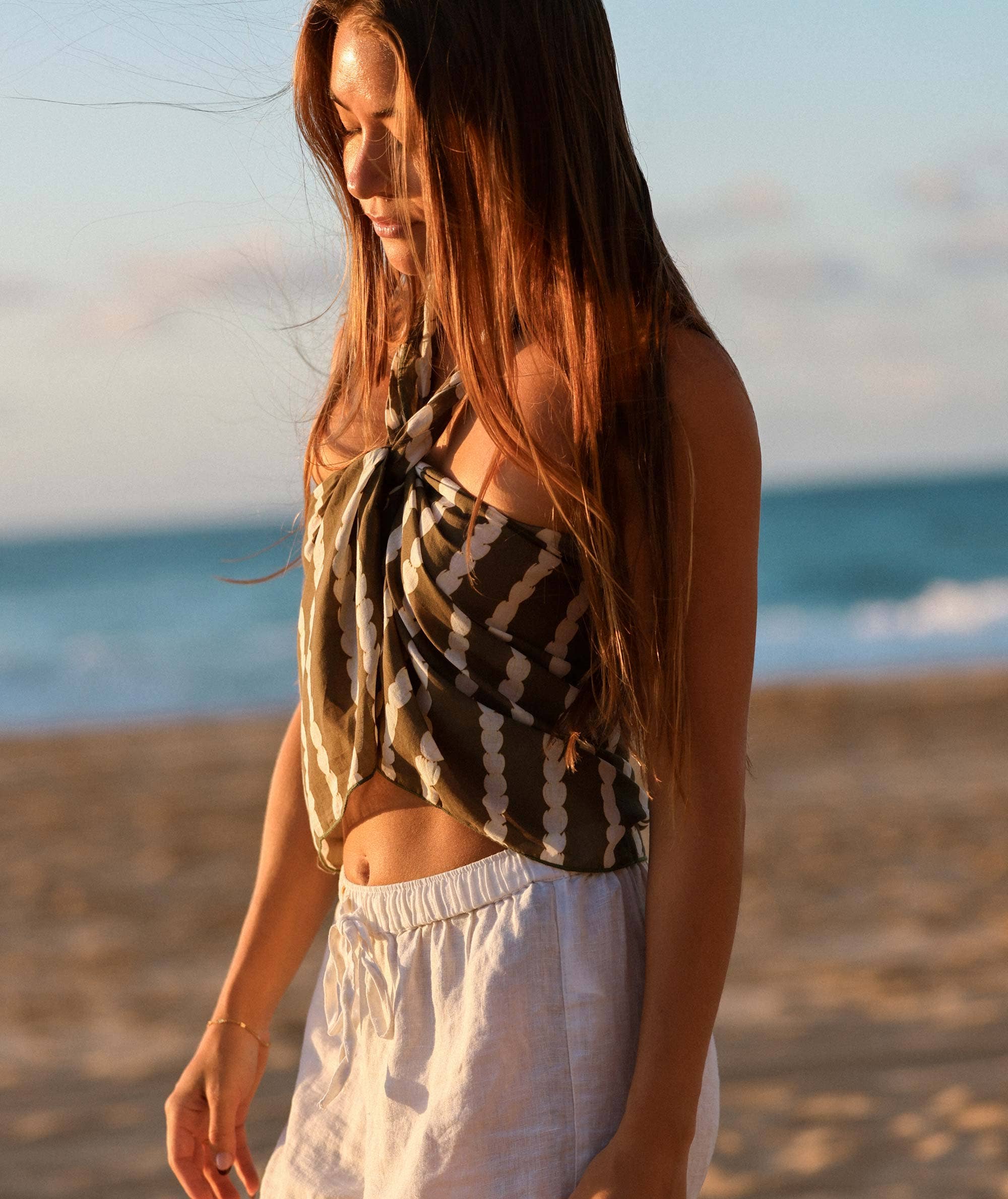 Tag Aloha Co. – wholesale Swim cover-up – Women’s – Pikake Mini Organic Cotton Pareo3