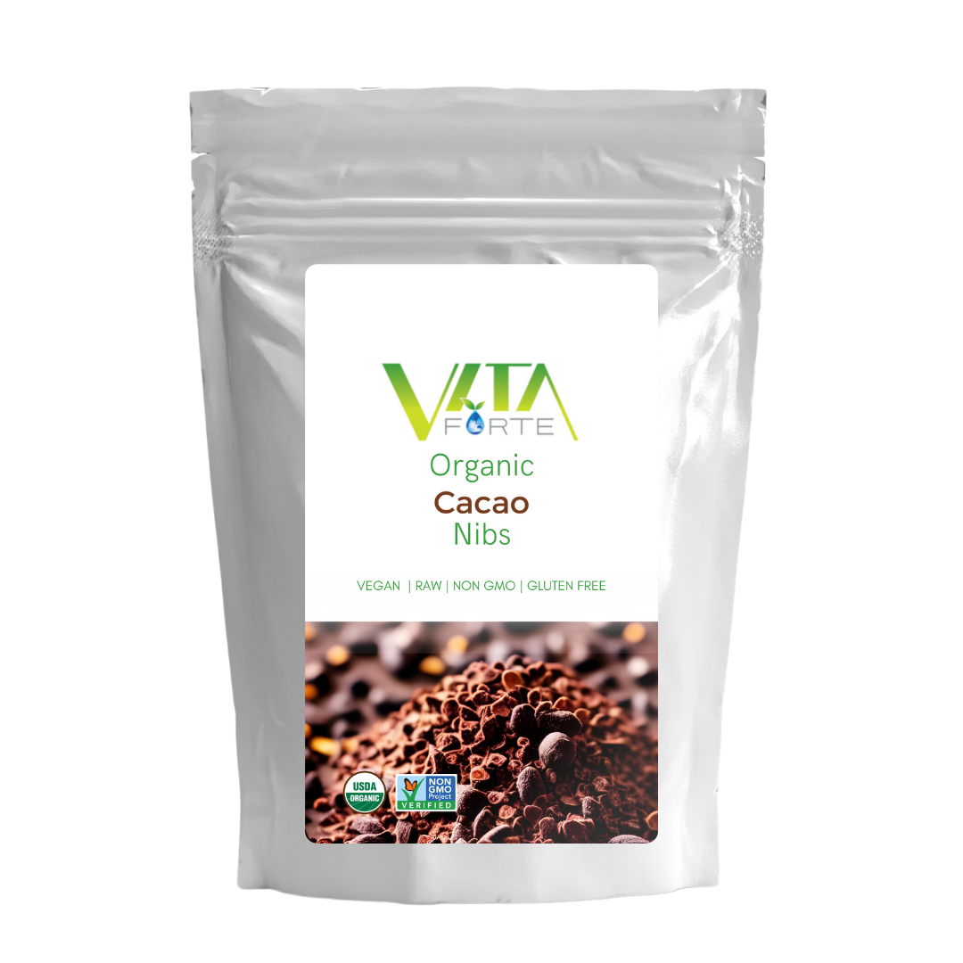Vita Forte, Inc. - Wholesale Chocolate Covered Sweets - Organic Dark Chocolate Covered Cacao Nibs1
