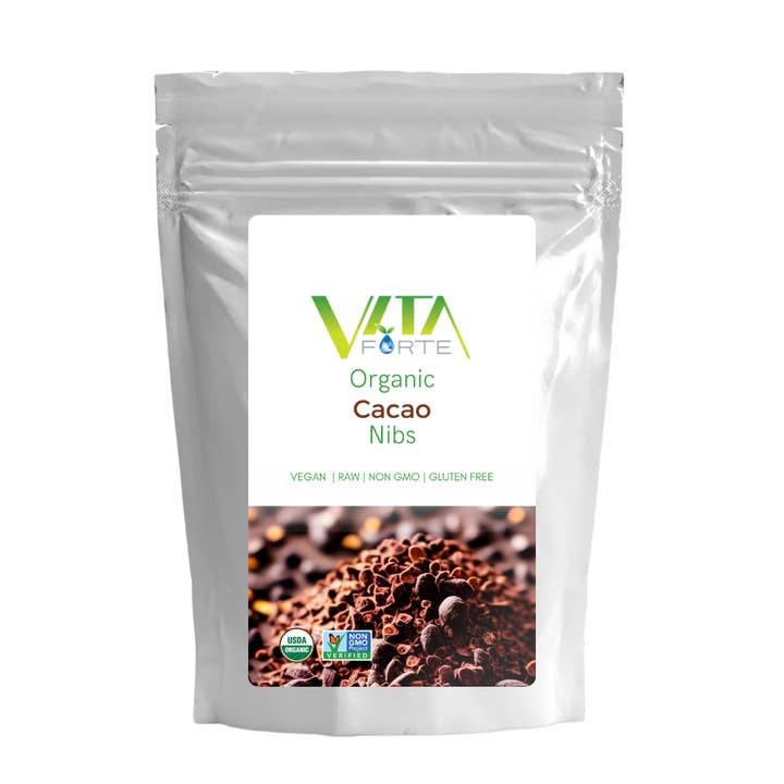 Vita Forte, Inc. - Wholesale Chocolate-covered sweets - Organic Dark Chocolate Covered Cacao Nibs1