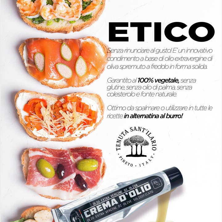 TENUTA SANT'ILARIO - Wholesale Olive Oil - MIX 5 FLAVORS Oil Cream tube 80g6