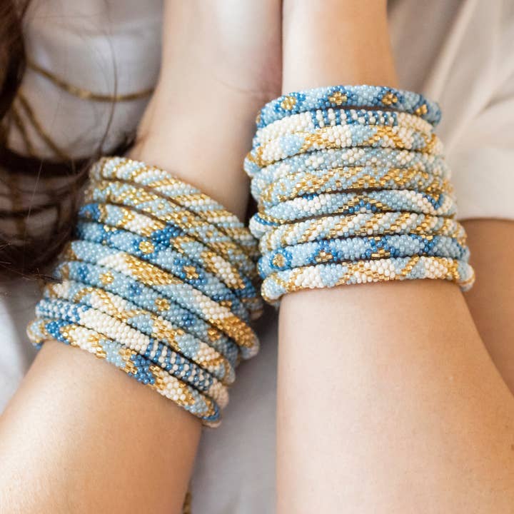 Aid Through Trade - Wholesale Jewelry Set - Roll-On® Bracelet Santorini - Set of 12